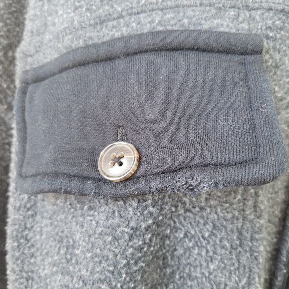 Free People Ruby Fleece Jacket Washed Black S - Picture 12 of 16